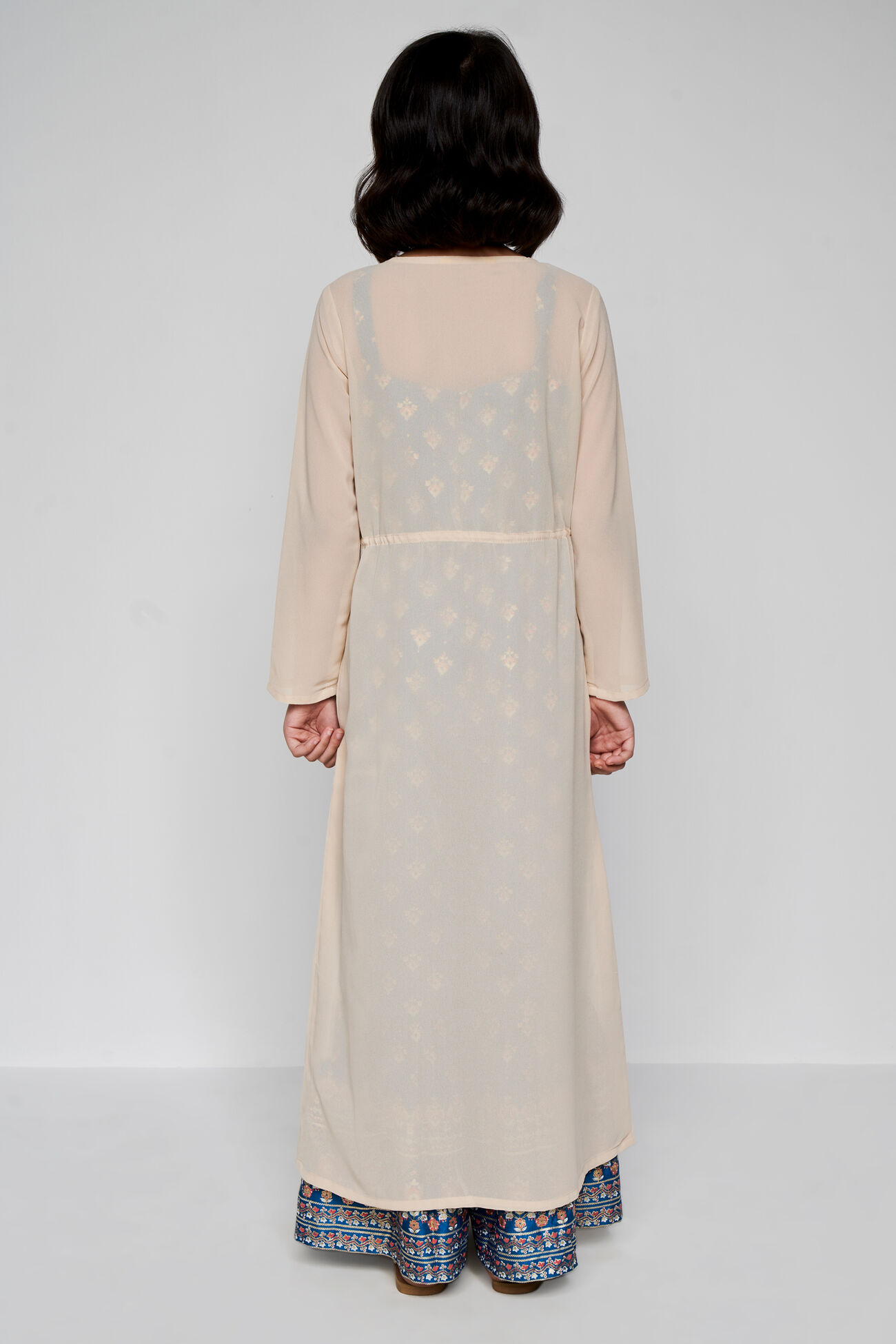 Embellished Solid Shrug, Beige, image 4